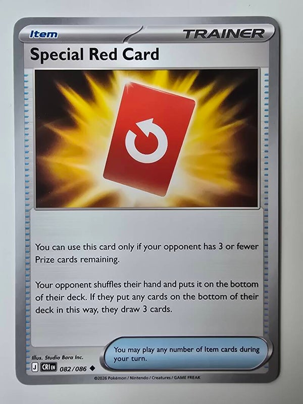 SPECIAL RED CARD (CHAOS RISING 082/086) (POKÉMON) (TRADING CARD)