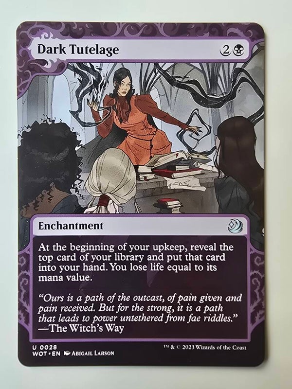 DARK TUTELAGE (WOT) (U 0028) (MTG) (TRADING CARD)