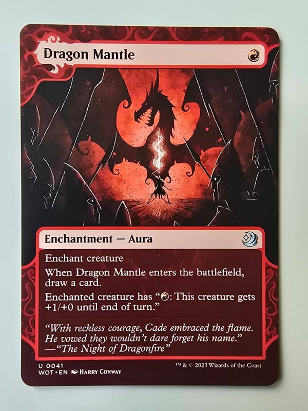 DRAGON MANTLE (WOT) (U 0041) (MTG) (TRADING CARD)