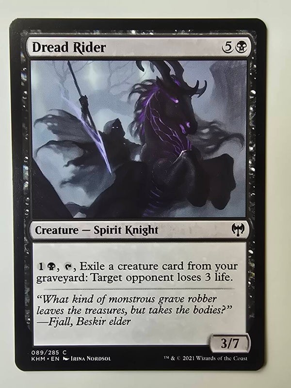 DREAD RIDER (KHM) (089/285 C) (MTG) (TRADING CARD)