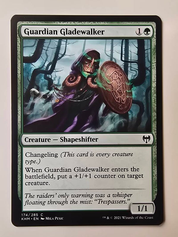 GUARDIAN GLADEWALKER (KHM) (174/285 C) (MTG) (TRADING CARD)