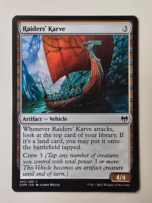 RAIDERS' KARVE (KHM) (242/285 C) (MTG) (TRADING CARD)