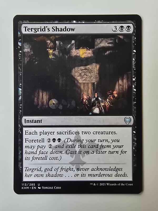 TERGRID'S SHADOW (KHM) (113/285 U) (MTG) (TRADING CARD)
