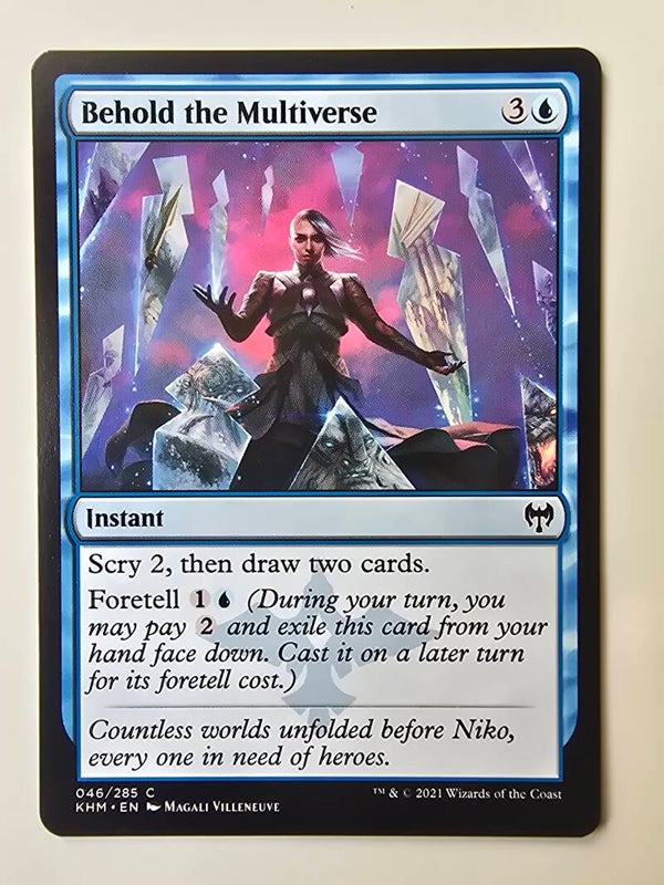 BEHOLD THE MULTIVERSE (KHM) (046/285 C) (MTG) (TRADING CARD)
