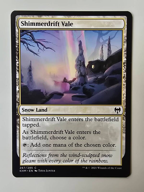 SHIMMERDRIFT VALE (KHM) (267/285 C) (MTG) (TRADING CARD)