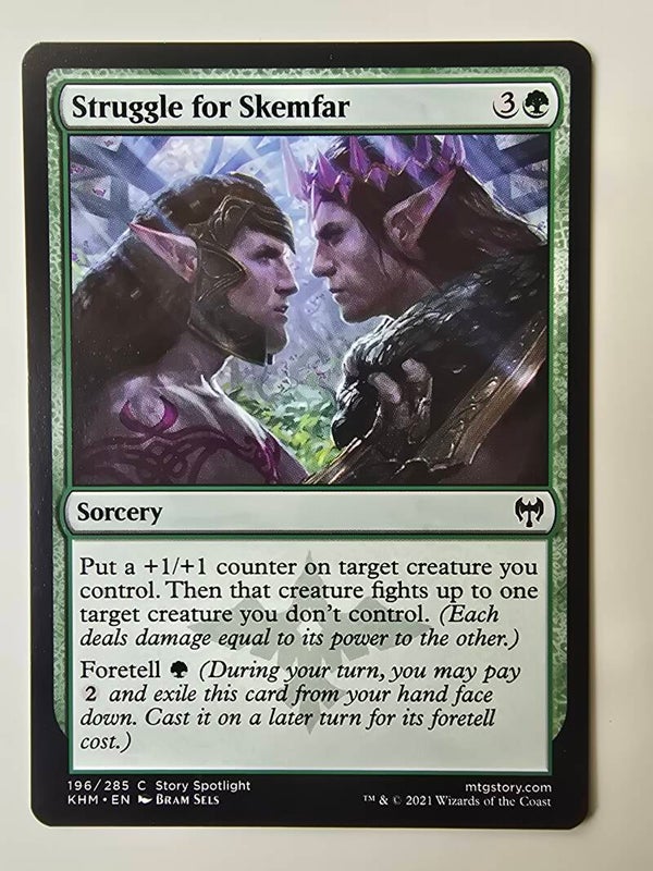 STRUGGLE FOR SKEMFAR (KHM) (196/285 C) (MTG) (TRADING CARD)