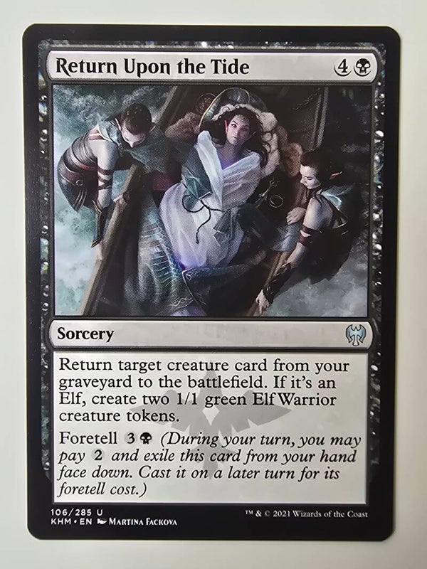 RETURN UPON THE TIDE (KHM) (106/285 U) (MTG) (TRADING CARD)