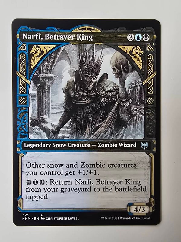 NARFI, BETRAYER KING (KHM) (329 U) (MTG) (TRADING CARD)