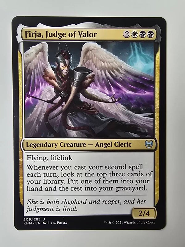 FIRJA, JUDGE OF VALOR (KHM) (209/285 U) (MTG) (TRADING CARD)