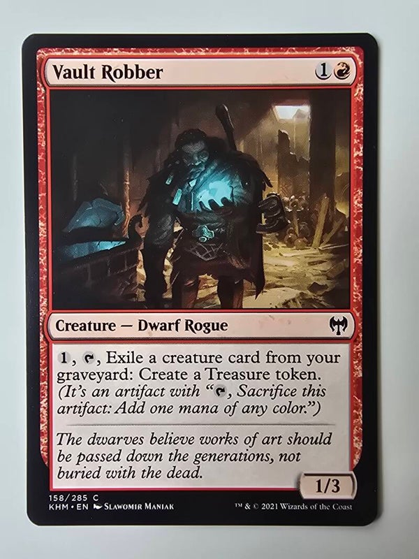 VAULT ROBBER (KHM) (158/285 C) (MTG) (TRADING CARD)
