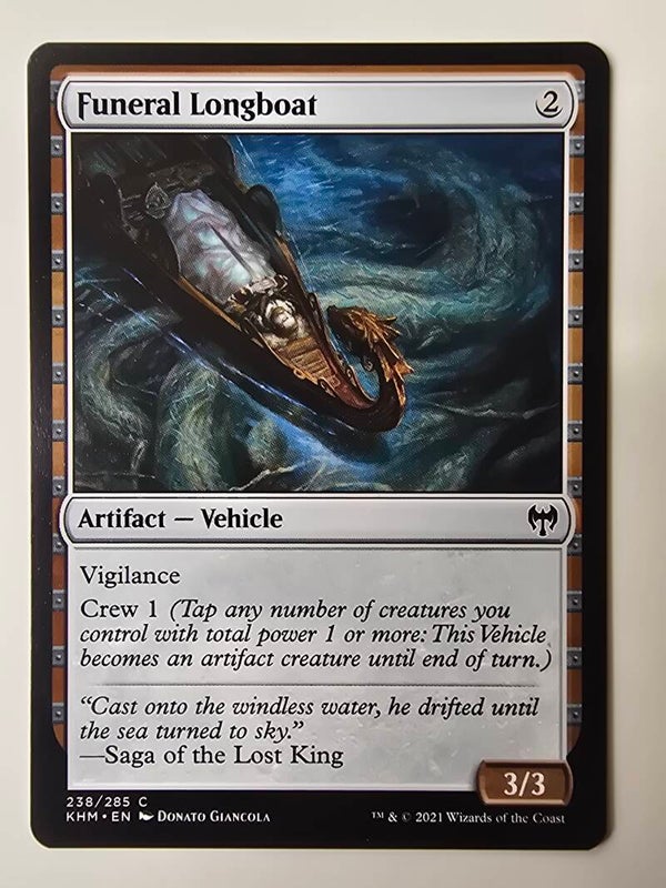 FUNERAL LONGBOAT (KHM) (238/285 C) (MTG) (TRADING CARD)