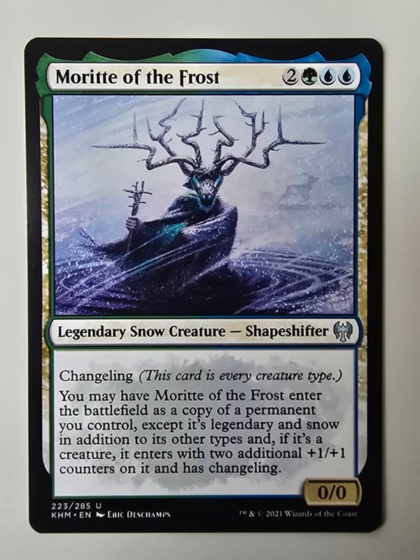 MORITTE OF THE FROST (KHM) (223/285 C) (MTG) (TRADING CARD)