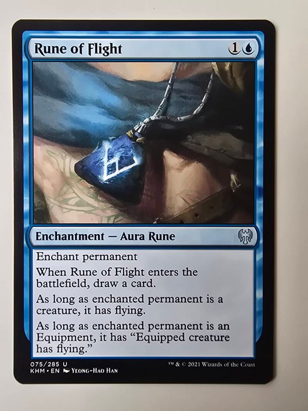 RUNE OF FLIGHT (KHM) (075/285 U) (MTG) (TRADING CARD)