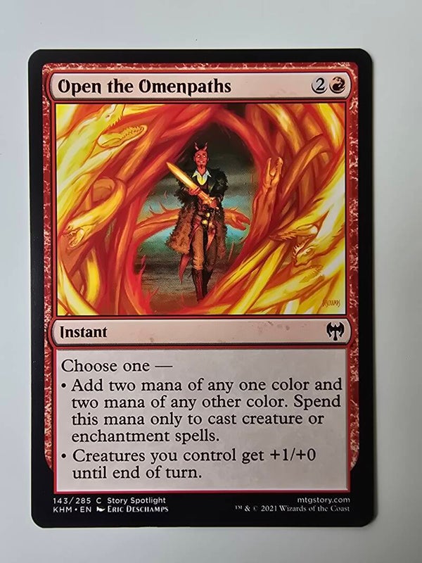 OPEN THE OMENPATHS (KHM) (143/285 C) (MTG) (TRADING CARD)