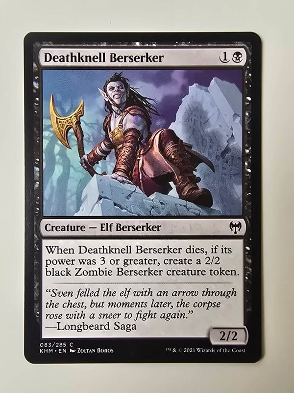 DEATHKNELL BERSERKER (KHM) (083/285 C) (MTG) (TRADING CARD)