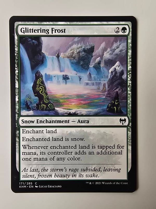 GLITTERING FROST (KHM) (171/285 C) (MTG) (TRADING CARD)