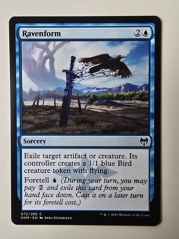 RAVENFORM (KHM) (072/285 C) (MTG) (TRADING CARD)