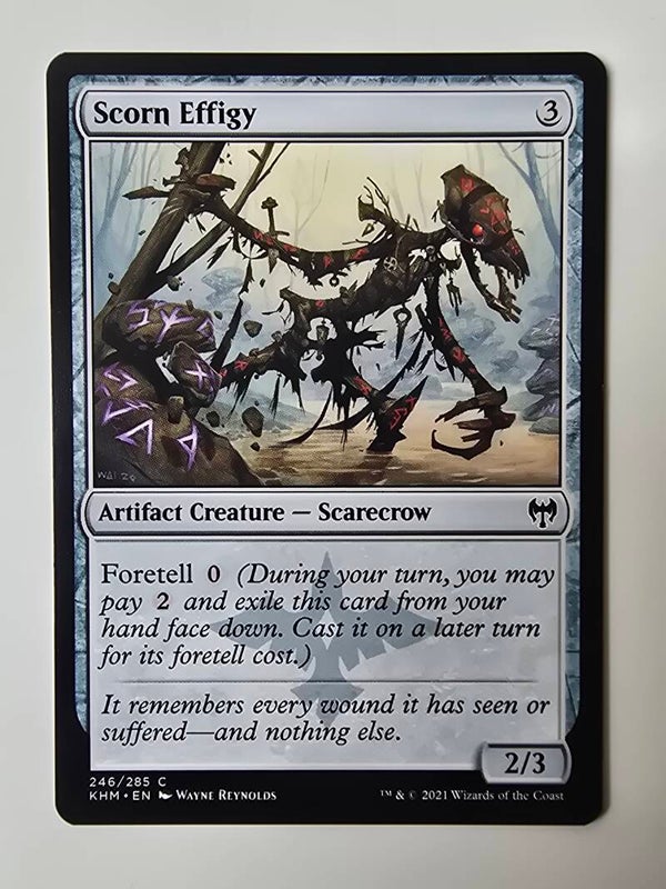 SCORN EFFIGY (KHM) (246/285 C) (MTG) (TRADING CARD)