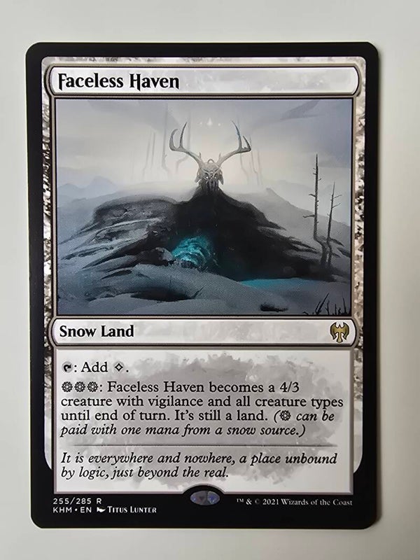 FACELESS HAVEN (KHM) (255/285 R) (MTG) (TRADING CARD)