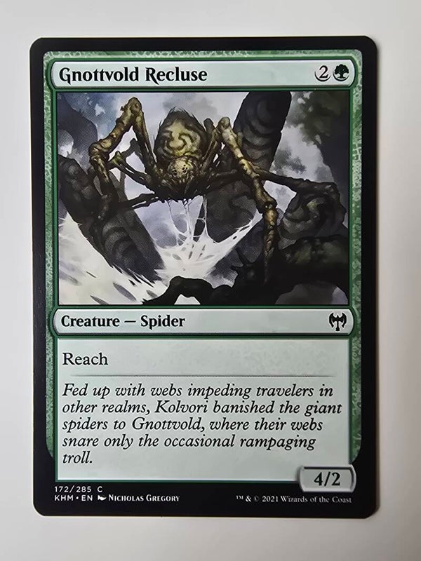 GNOTTVOLD RECLUSE (KHM) (172/285 C) (MTG) (TRADING CARD)