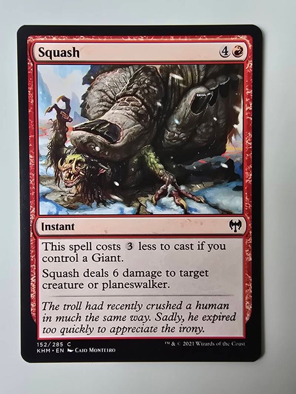 SQUASH (KHM) (152/285 C) (MTG) (TRADING CARD)