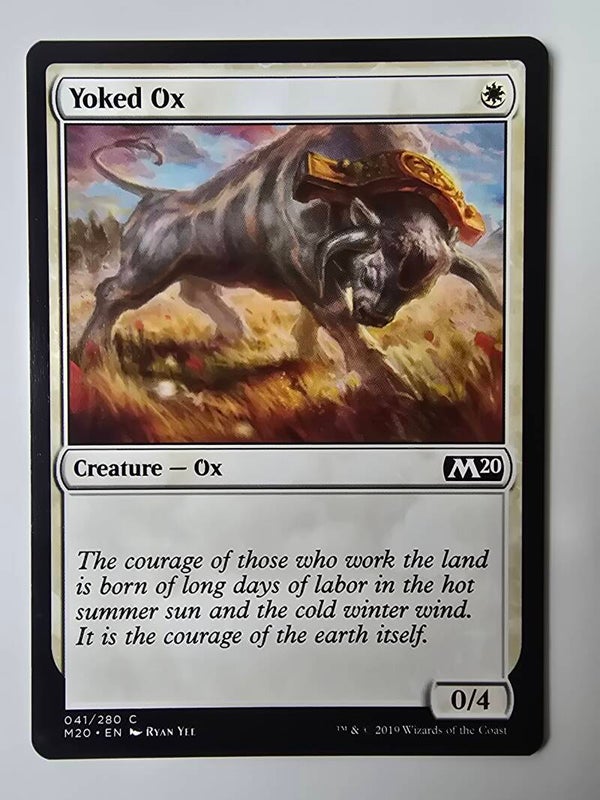 YOKED OX (M20) (041/280 C) (MTG) (TRADING CARD)