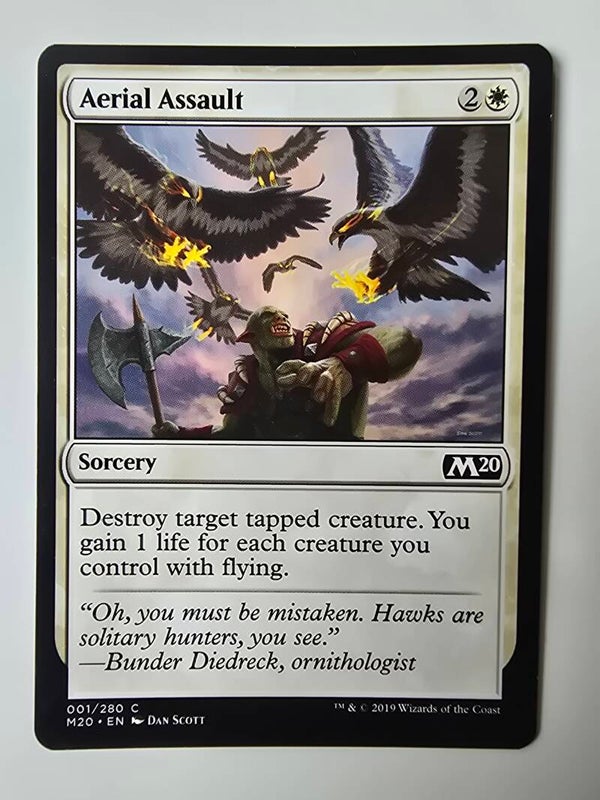 AERIAL ASSAULT (M20) (001/280 C) (MTG) (TRADING CARD)