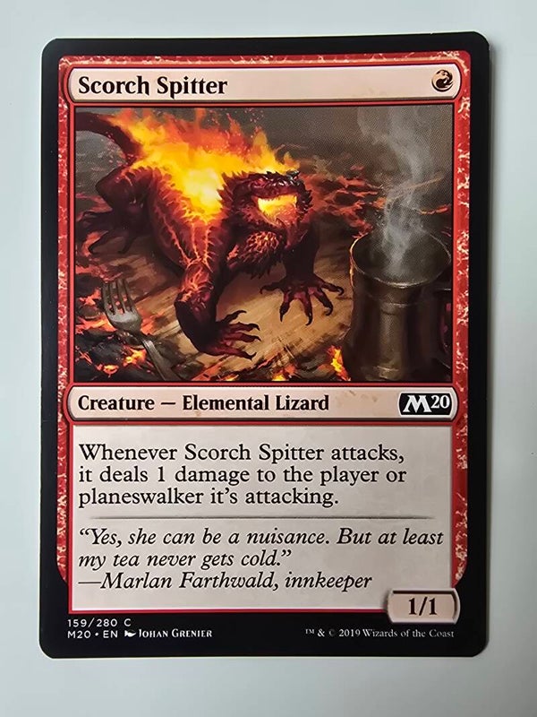 SCORCH SPITTER (M20) (159/280 C) (MTG) (TRADING CARD)