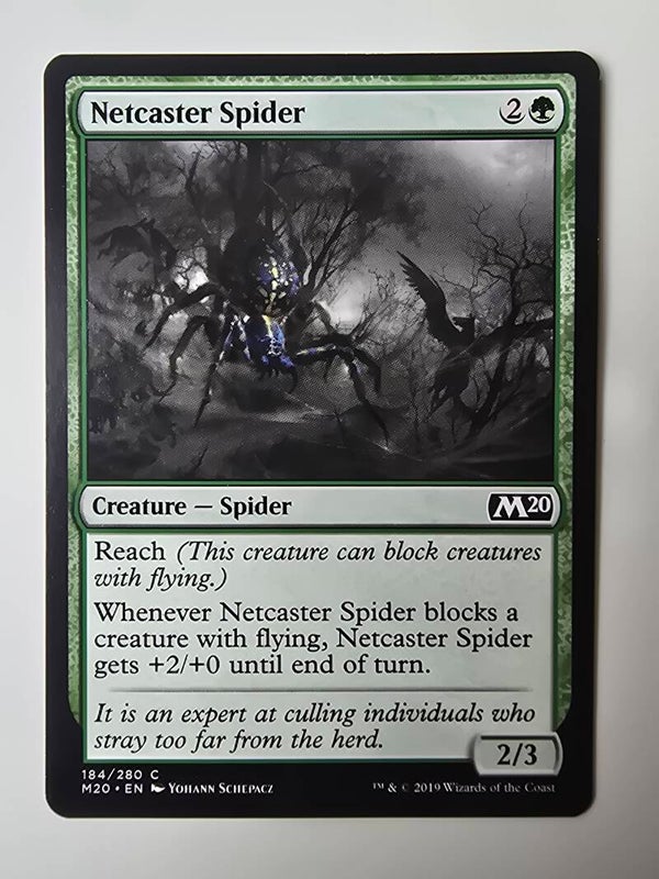 NETCASTER SPIDER (M20) (184/280 C) (MTG) (TRADING CARD)