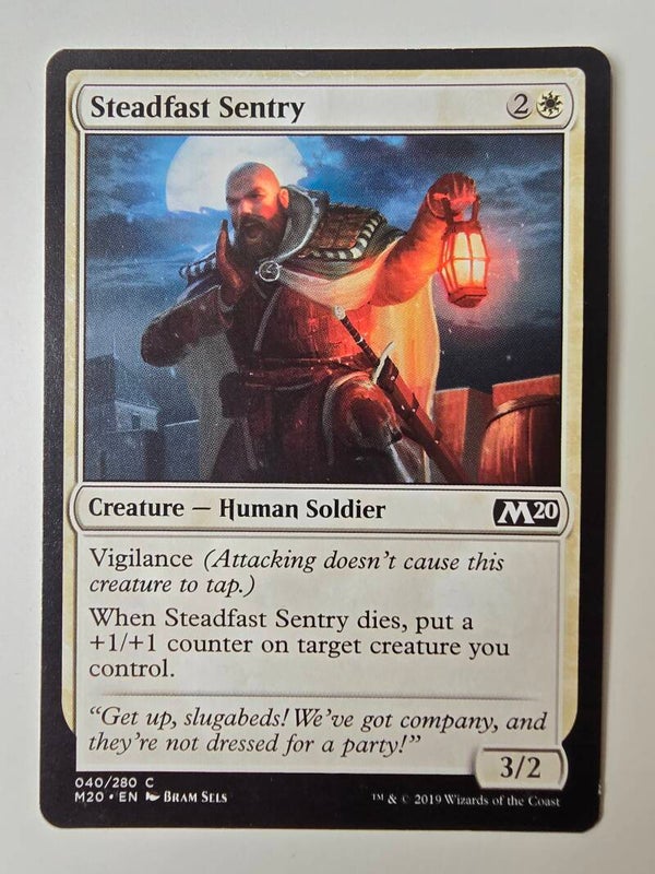 STEADFAST SENTRY (M20) (040/280 C) (MTG) (TRADING CARD)