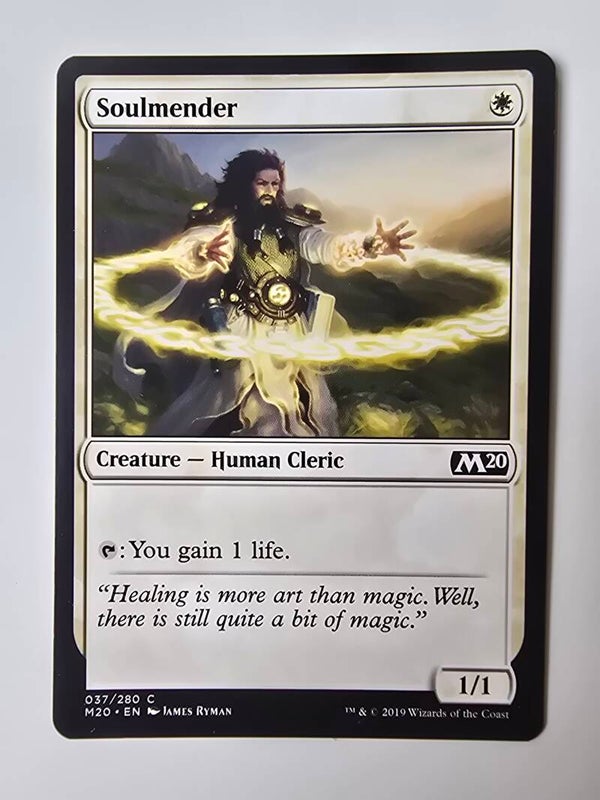 SOULMENDER (M20) (037/280 C) (MTG) (TRADING CARD)