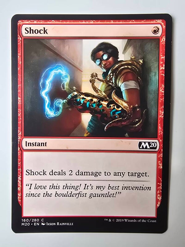 SHOCK (M20) (160/280 C) (MTG) (TRADING CARD)