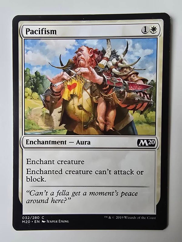 PACIFISM (M20) (032/280 C) (MTG) (TRADING CARD)