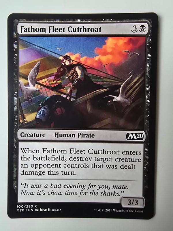 FATHOM FLEET CUTTHROAT (M20) (100/280 C) (MTG) (TRADING CARD)