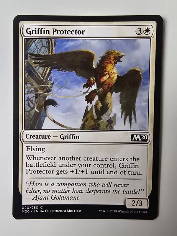 GRIFFIN PROTECTOR (M20) (020/280 C) (MTG) (TRADING CARD)