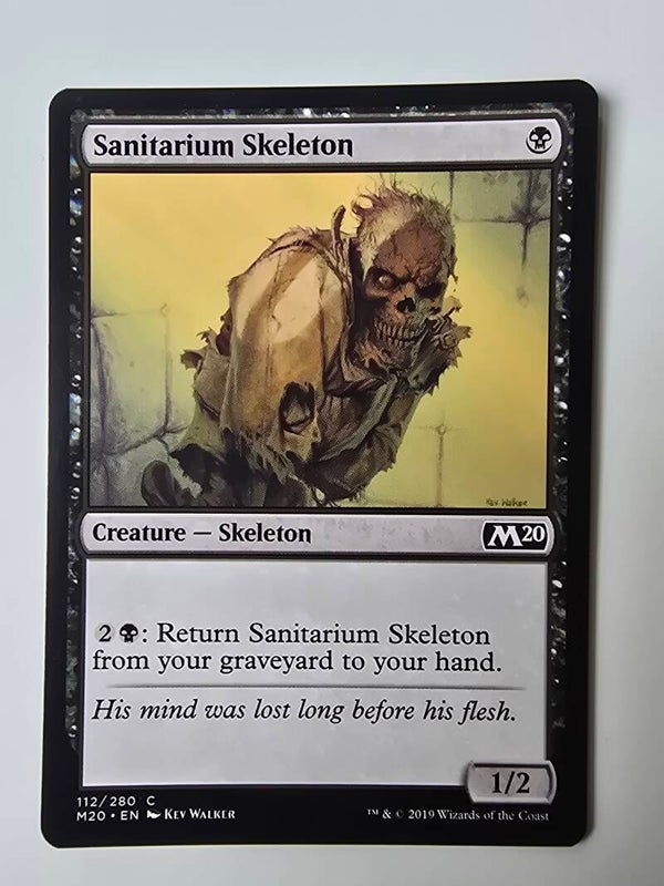 SANITARIUM SKELETON (M20) (112/280 C) (MTG) (TRADING CARD)