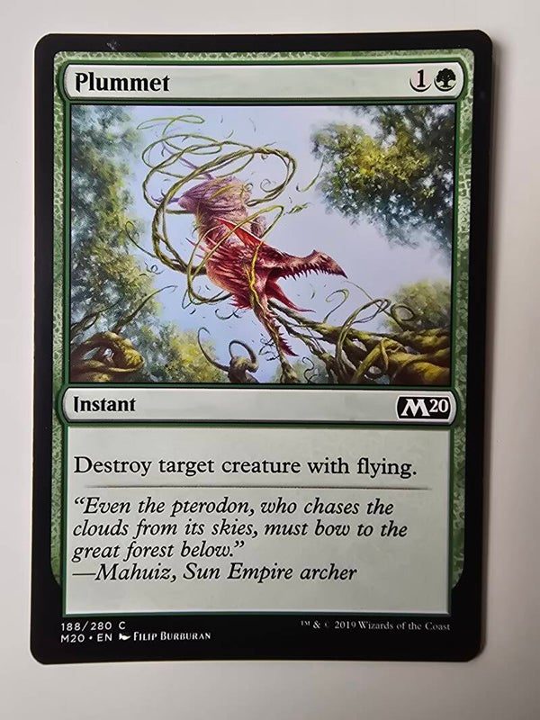 PLUMMET (M20) (188/280 C) (MTG) (TRADING CARD)