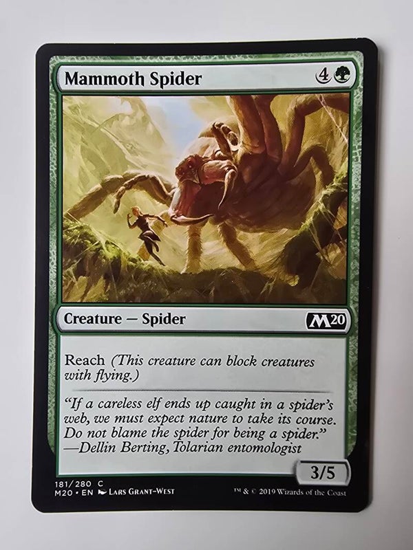 MAMMOTH SPIDER (M20) (181/280 C) (MTG) (TRADING CARD)