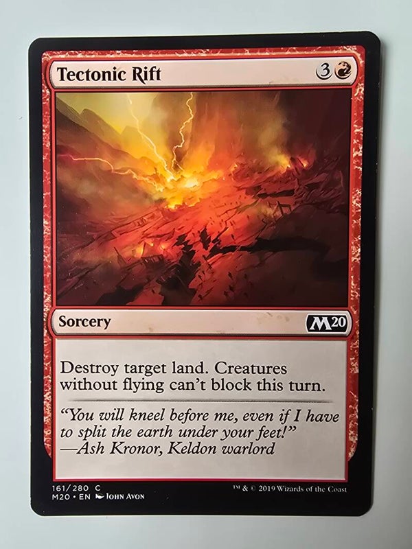 TECTONIC RIFT (M20) (161/280 C) (MTG) (TRADING CARD)