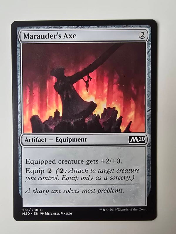 MARAUDER'S AXE (M20) (231/280 C) (MTG) (TRADING CARD)