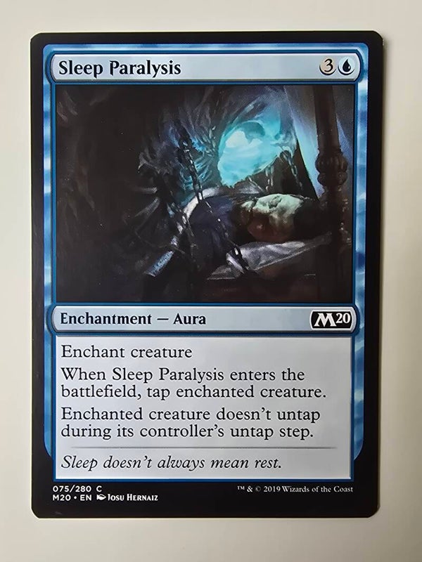 SLEEP PARALYSIS (M20) (075/280 C) (MTG) (TRADING CARD)