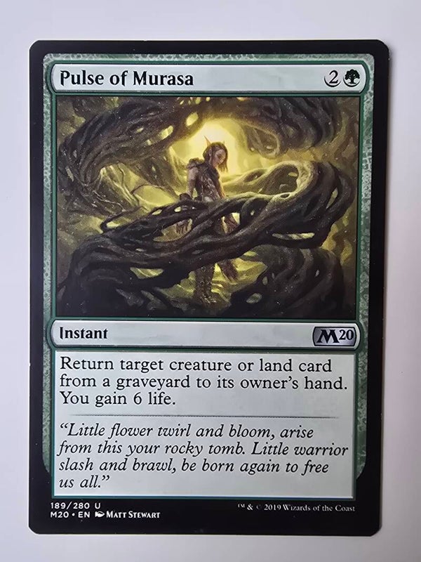 PULSE OF MURASA (M20) (189/280 U) (MTG) (TRADING CARD)
