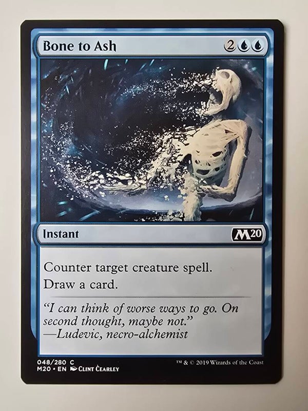 BONE TO ASH (M20) (048/280 C) (MTG) (TRADING CARD)