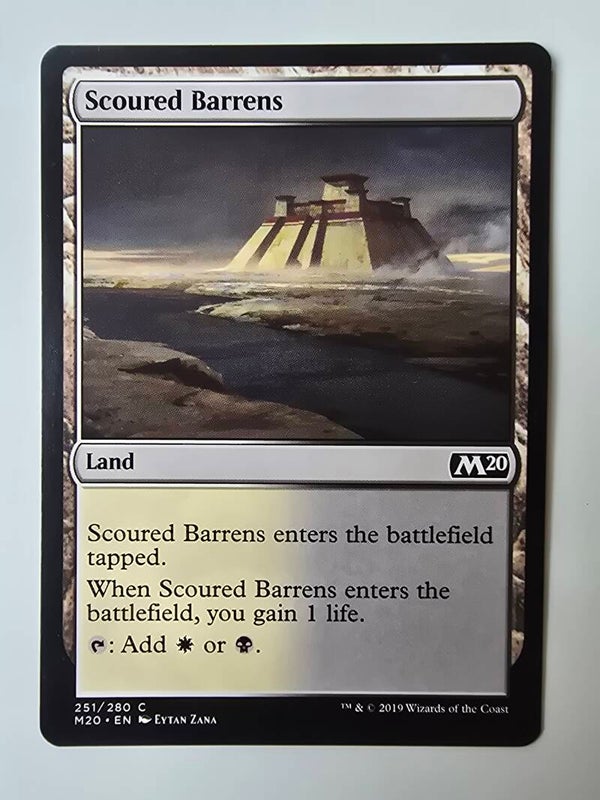 SCOURED BARRENS (M20) (251/280 C) (MTG) (TRADING CARD)