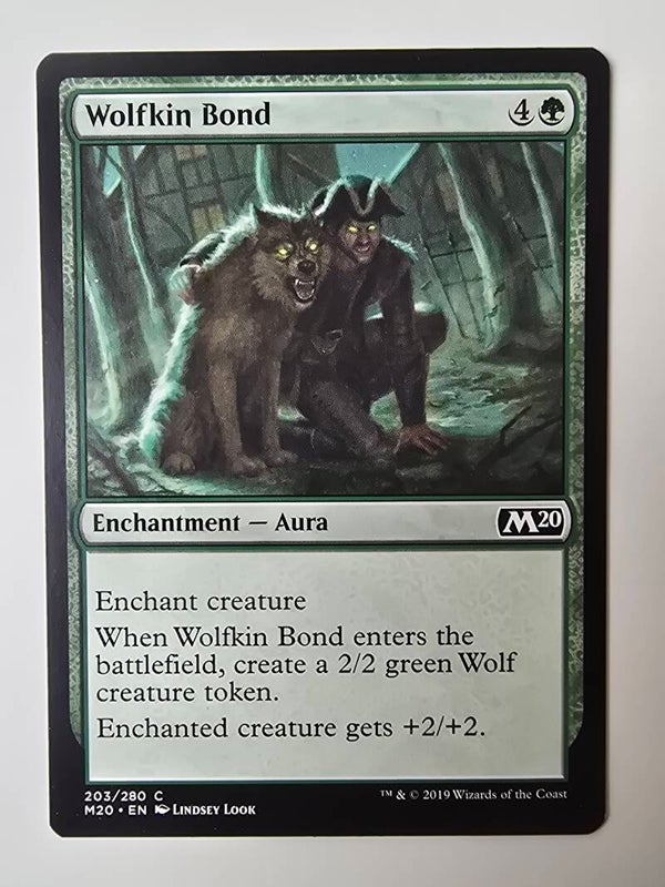 WOLFKIN BOND (M20) (203/280 C) (MTG) (TRADING CARD)