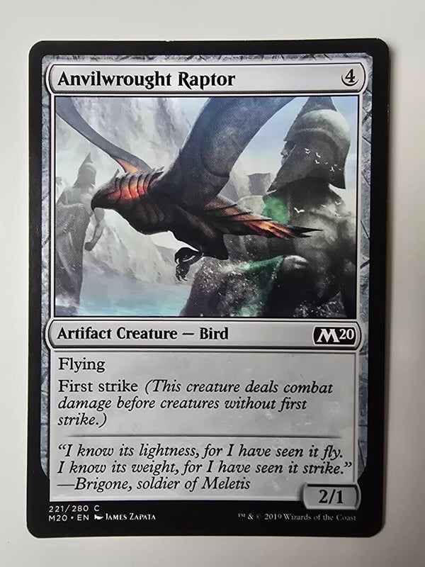 ANVILWROUGHT RAPTOR (M20) (221/280 C) (MTG) (TRADING CARD)