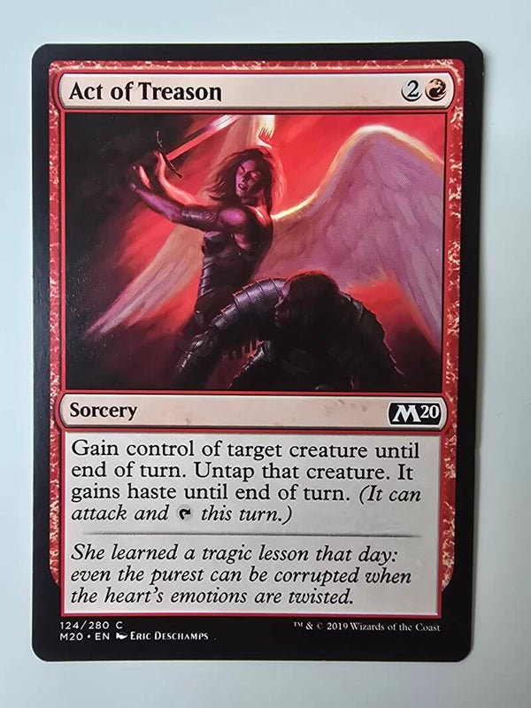ACT OF TREASON (M20) (124/280 C) (MTG) (TRADING CARD)