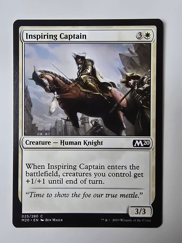 INSPIRING CAPTAIN (M20) (025/280 C) (MTG) (TRADING CARD)