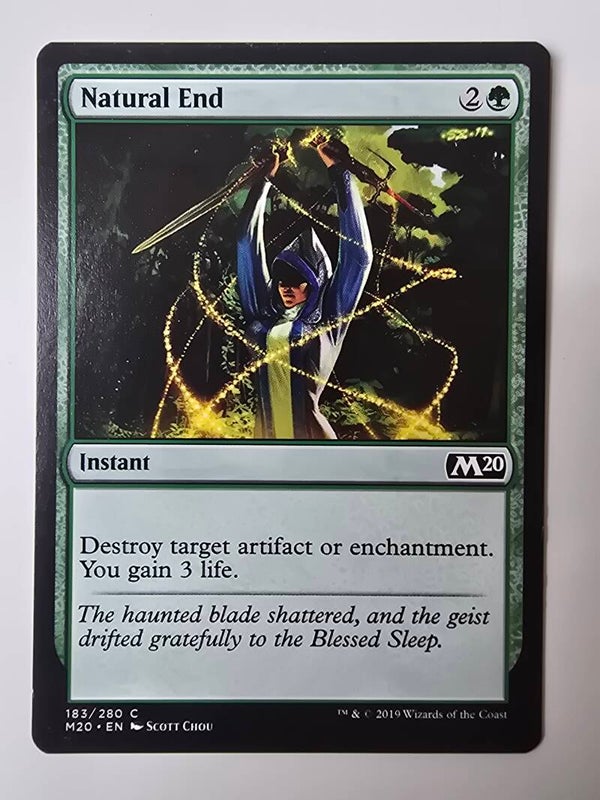 NATURAL END (M20) (183/280 C) (MTG) (TRADING CARD)