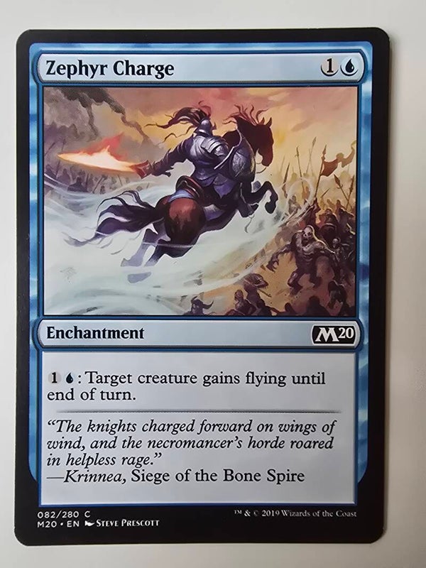 ZEPHYR CHARGE (M20) (082/280 C) (MTG) (TRADING CARD)